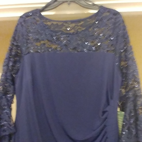 Marina Size 14 Navy blue sheath dress - Picture 2 of 4